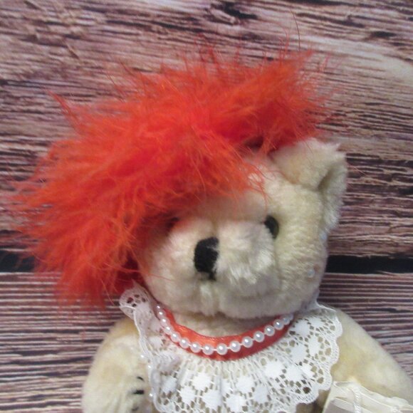 Country Cozy’s “BORN TO SHOP” Decorative Plush Female Jointed Bear w/Accessories - Picture 3 of 4